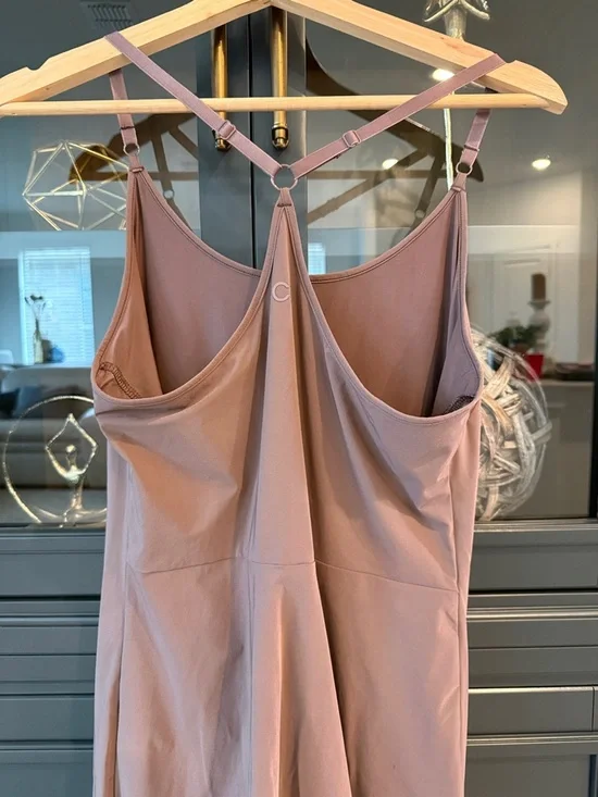 Calvin Klein Dusty Rose-Mocha Performance Stretch Athletic Dress - Picture 3 of 8